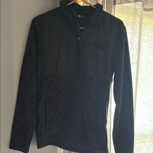 North Face Black Quarter-Zip Pullover Men size Small